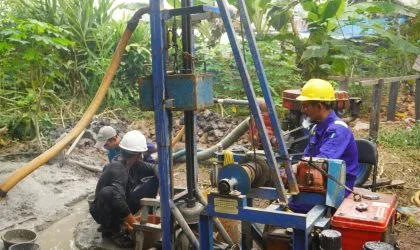 Capai Kedalaman 90 Meter, Pasiter Tegaskan Pengeboran Sumur TMMD 130 Prioritaskan Kualitas Air Terbaik