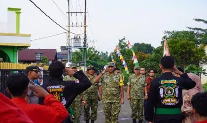 Wasev TMMD ke-130 Tinjau Pembangunan di Tanjab Timur, Dandim 0419/Tanjab Dampingi Langsung Kunjungan