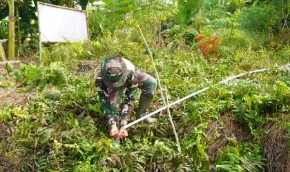 Air Sukses Memancar di Sumur Bor Titik 4, Satgas TMMD Langsung Uji Kelayakan dan Kualitas